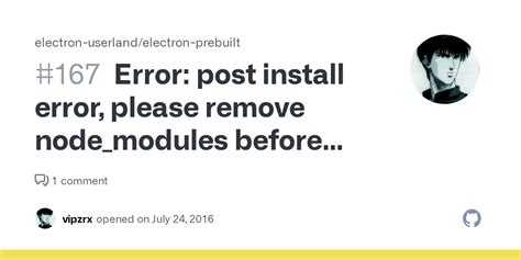 error: electron uninstall|Electron failed to install correctly, please delete node.